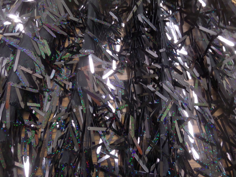 6.Iridescent Black Sword Sequins